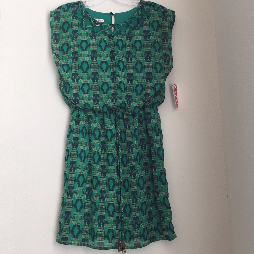 Bongo green dress nwt s